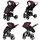 Lorelli Kombikinderwagen Rimini 2 in 1 Tragewanne Sportsitz Wickeltasche faltbar rot-schwarz -