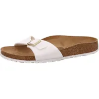 Birkenstock Madrid Birko-Flor Lack schmal patent white 42