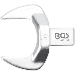 BGS, Schraubenschlüssel, Einsteck-Maulschlüssel  36 mm  Aufnahme 14 x 18 mm
