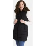 Stooker WANDA mit Kapuze Damen Steppweste slim fit lang, - L