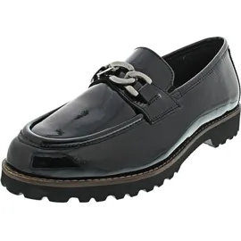 SIOUX Damen Meredith Mokassin, Schwarz, 39 EU Weit