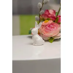 Hase Sally Pfoten unten cremeweiß 7cm