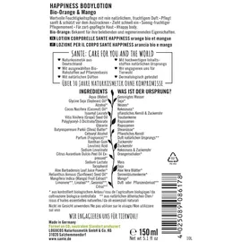 Sante Happiness Bodylotion Bio-Orange & Mango Lotion 150 ml