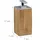 Relaxdays Seifenspender Bambus 225 ml Braun