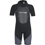 Trespass Scuba, Black, 2/3, Kurzer 3mm-Neoprenanzug mit 7mm-Reißverschluss für Kinder / Jungen 2-12 Jahre, 2-3 Jahre, Schwarz