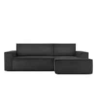 Konsimo Ecksofa Napi ¦ grau ¦ Maße (cm): B: 262 H: 88