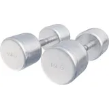 Kurzhantel Chrom 1 - 20 kg grau 2x15kg