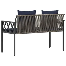 vidaXL 2-Seater 116 x 56 x 75 cm Grau