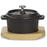Echtwerk Kochtopf Braun, Schwarz - 13x5x10 cm