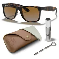 Ray-Ban Justin RB4165 710/13 55-16 matte tortoise/brown