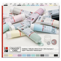 Marabu Chalky Chic Kreidefarben-Set, 12x 100 ml