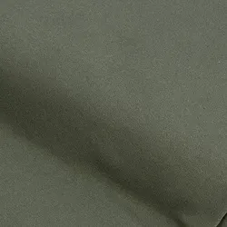 Sweatstoff "Basic" mit gerauter Innenseite, olivgrün