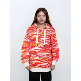 salzhaut Hoodie VANDAAG bunt rot M