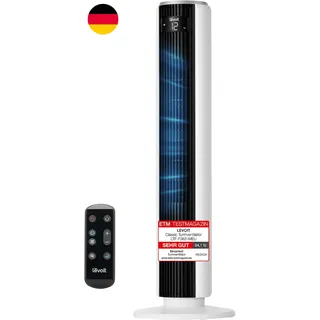 Levoit - DC Motor Turmventilator - 20Db Sehr Leiser Ventilator - 4 Modi/12 Stufe