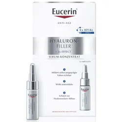 Eucerin Hyaluron-Filler Serum-Konzentrat – Glättet Falten & Maximiert die Wirkung der täglichen Anti Aging Pflege Konzentrat 6x5 ml Unisex 6x5 ml Konzentrat