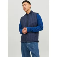 JACK & JONES Stepp Weste JJERECYCLE | - Blau - XS