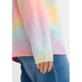 bonprix Grobstrickjacke Multicolour-Optik M