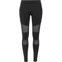 URBAN CLASSICS Ladies Tech Mesh Leggings - Schwarz