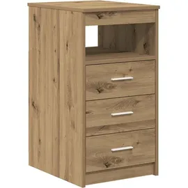 vidaXL Schreibtisch mit Schrank Artisan Oak Engineered Wood