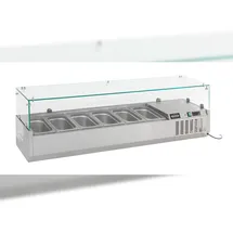 CombiSteel Kühlaufsatzvitrine 2000 mm für 10 x 1/4 GN