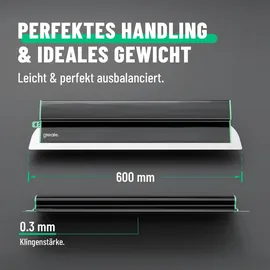 greate. greate Spachtel, 101203 Breite 600mm mit ergonomischem Griff - 1er Pack
