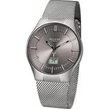 REGENT Quarzuhr grau 39 mm FR-215