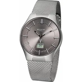 REGENT Quarzuhr grau 39 mm FR-215
