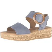 Gabor Plateau-Sandaletten Damen Blau 39