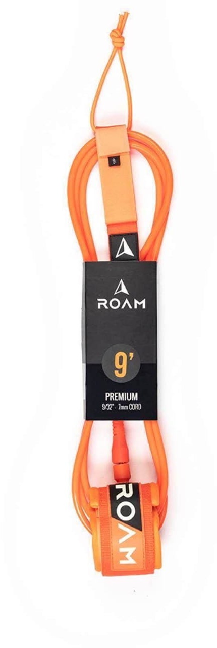 ROAM 9'0" Orange Surf Leash     