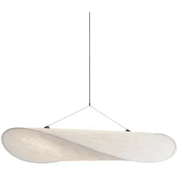 New Works - Tense LED Pendelleuchte, 120 cm, weiß