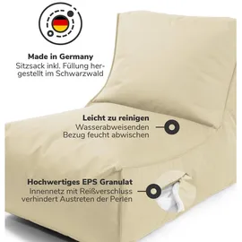 mokebo Sitzsack Beige