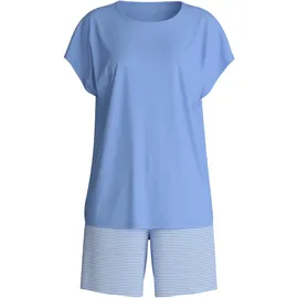 CALIDA Lovely Nights Shorty Pyjama Blau 40/42