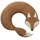 Leschi Bio-Körnerkissen "Fuchs Noah" in Hellbraun - (L)50 x (B)4 x (H)10 cm | Gr.: onesize