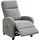 Hti-Living Liegesessel Jasna Cord 66,5 x 103 x 70 cm Grau mit Relaxfunktion
