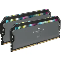 Corsair DOMINATOR PLATINUM RGB 32GB (2x16GB) Bis zu 5600MHz CL36-36-36-76 1.25V AMD EXPO Intel XMP 3.0 Desktop-Arbeitsspeicher – Grau (CMT32GX5M2B5600Z36)