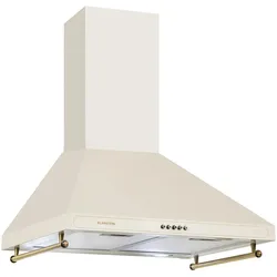 Klarstein Victoria Dunstabzugshaube 60cm Retro-Design 644,5m3/h 2 LED-Lampen Vintage-Creme