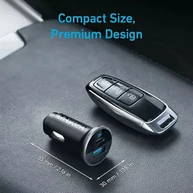 Anker A2735G11, Auto, Zigarettenanzünder, Schwarz