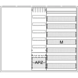 Striebel & John AA57A2AMM Ausbauschrank, AP A57 2F1V5A2M2 Schutzklasse II, Schutzart IP31 2CPX054300R9999