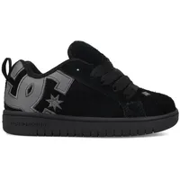 DC Shoes Court Graffik SE - Leather Shoes for Kids - Lederschuhe - Kinder - 34 - Schwarz - 34 EU