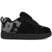 DC Shoes Court Graffik SE - Leather Shoes for Kids - Lederschuhe - Kinder - 34 - Schwarz - 34 EU