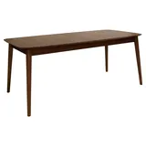 freiraum Kulissen-Esstisch Montreux, in Walnuss, MDF, Rubberwood - 180x75x90cm (BxHxT)