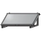 WOLF-Garten WOLF AluFlex-U Aufstellgerüst quer für 1 Kollektor TopSon F3-1Q - 2484085