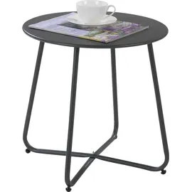 Outdoor Edge Gartentisch Ø 45 cm - Anthrazit - Stahl