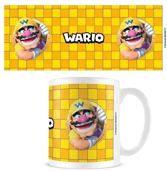 - Super Mario Wario 3D Port - White - Becher