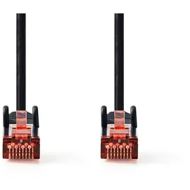 Nedis Cat6-netzwerkkabel - Patchkabel, Cat6 S/FTP - 20.0 m Schwarz