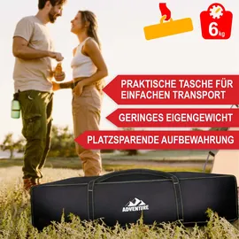 onbest Campingstuhl Gepolstert Grün