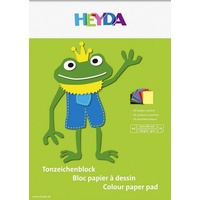 Heyda Tonpapierblock A4, 10 Blatt