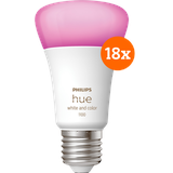 Philips Hue White & Color E27 1100 lm 18er-Pack