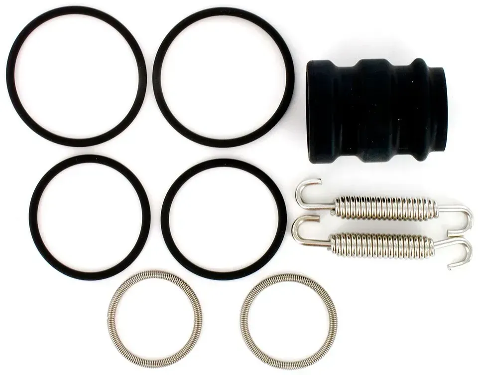 Holeshot Ktm 125 Exc 2000-2016 Auspuffdichtung - Silver / Black - One Size