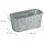 Relaxdays Blumenkasten Metall 16 x 38 x 19 cm